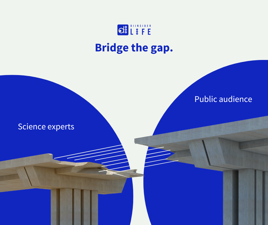 There's a gap between scientists and the public audience, and Biogirl MJ's goal is to bridge that gap.